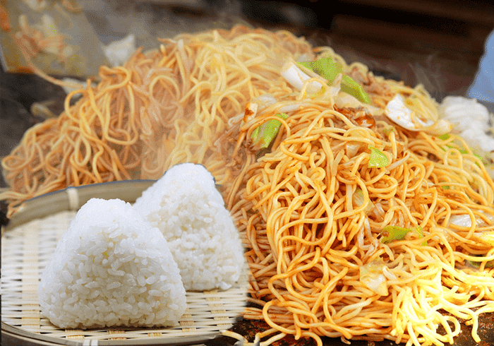 焼きそば･おにぎり